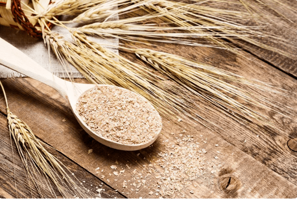 White oatmeal