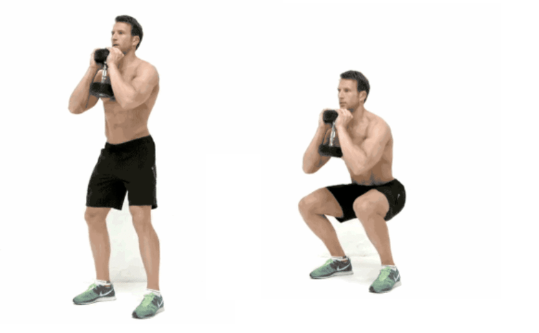 Squats with dumbbells will help you lose weight and train your leg muscles